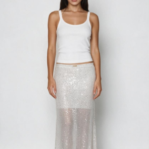 Falda Hight pailette